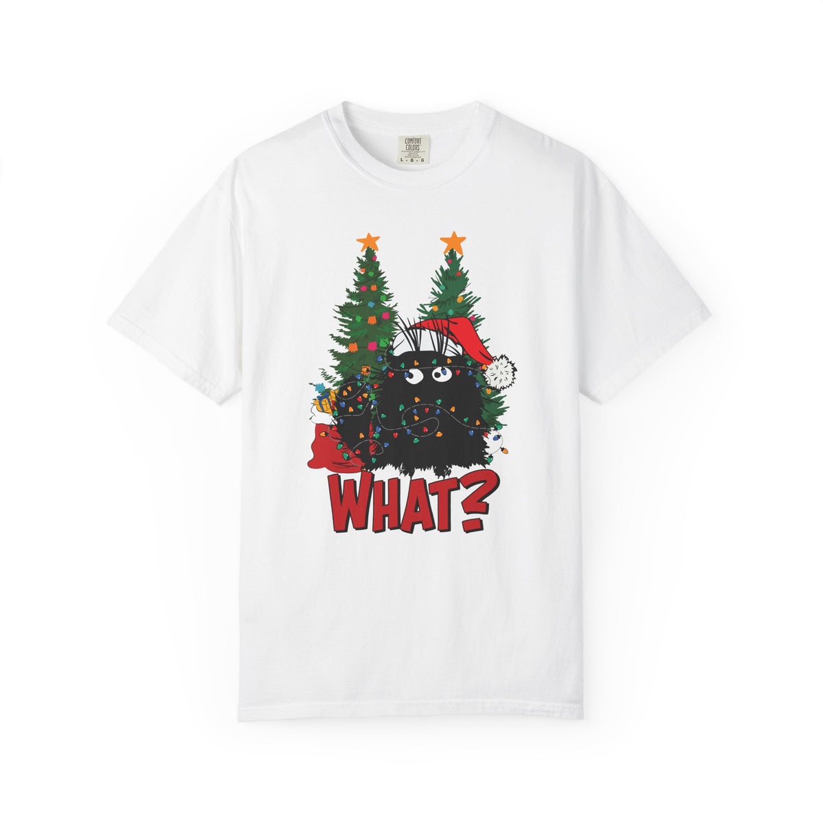 Christmas Soot Sprite T-Shirt — Cute Holiday 'What?' Graphic Tee