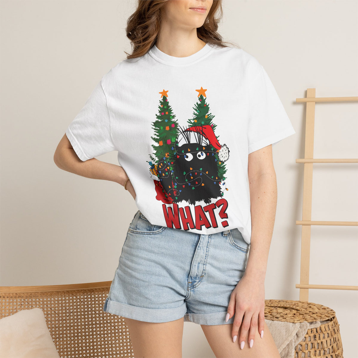 Christmas Soot Sprite T-Shirt — Cute Holiday 'What?' Graphic Tee
