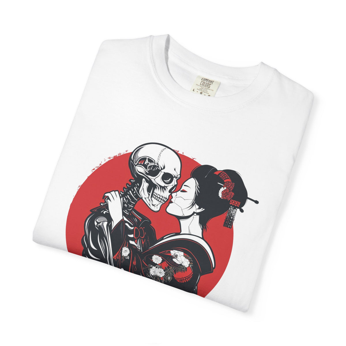 Geisha & Skeleton Kiss T-Shirt